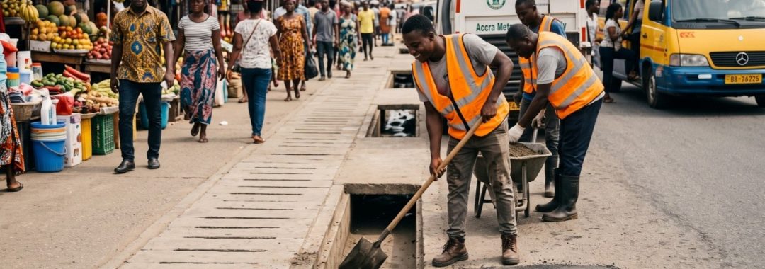 Photo: Routine drainage maintenance reduces flood risks before disaster occurs