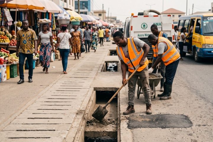 Photo: Routine drainage maintenance reduces flood risks before disaster occurs